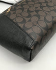 Coach Brown Monogram Canvas Kacey Convertible Satchel Bag C6230