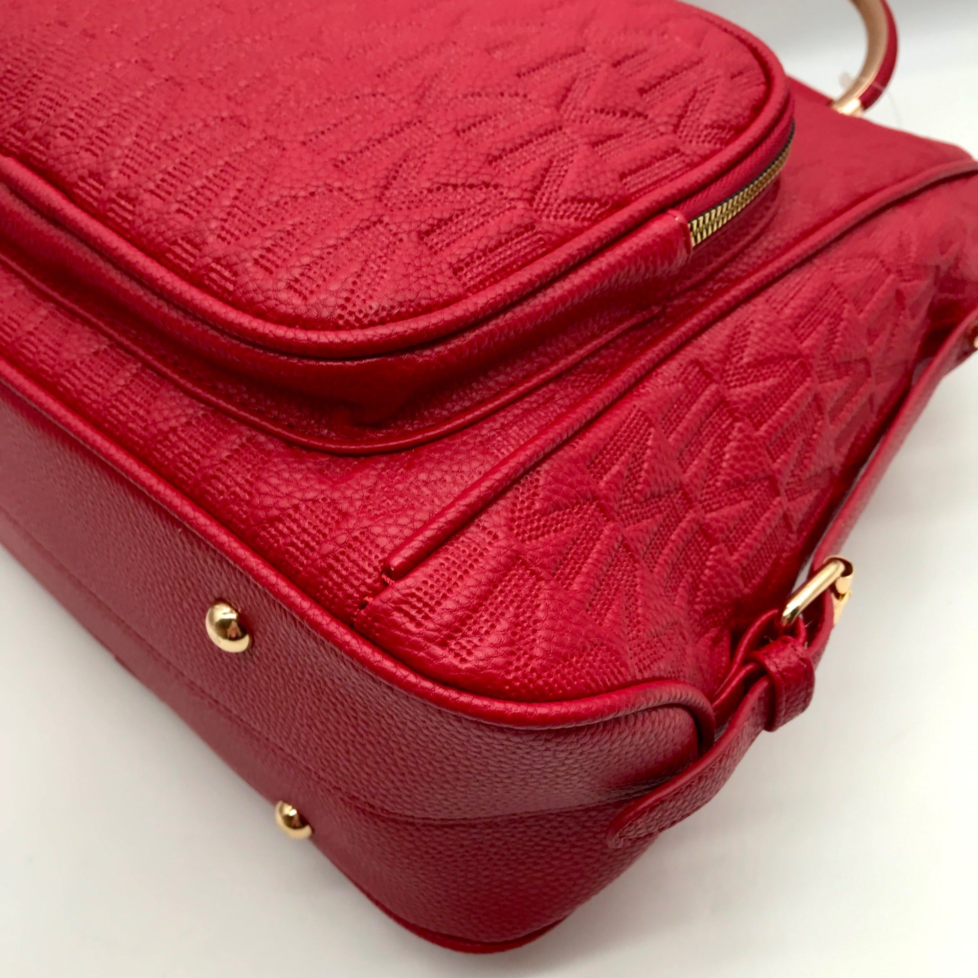 MKF Red Signature Backpack Bag