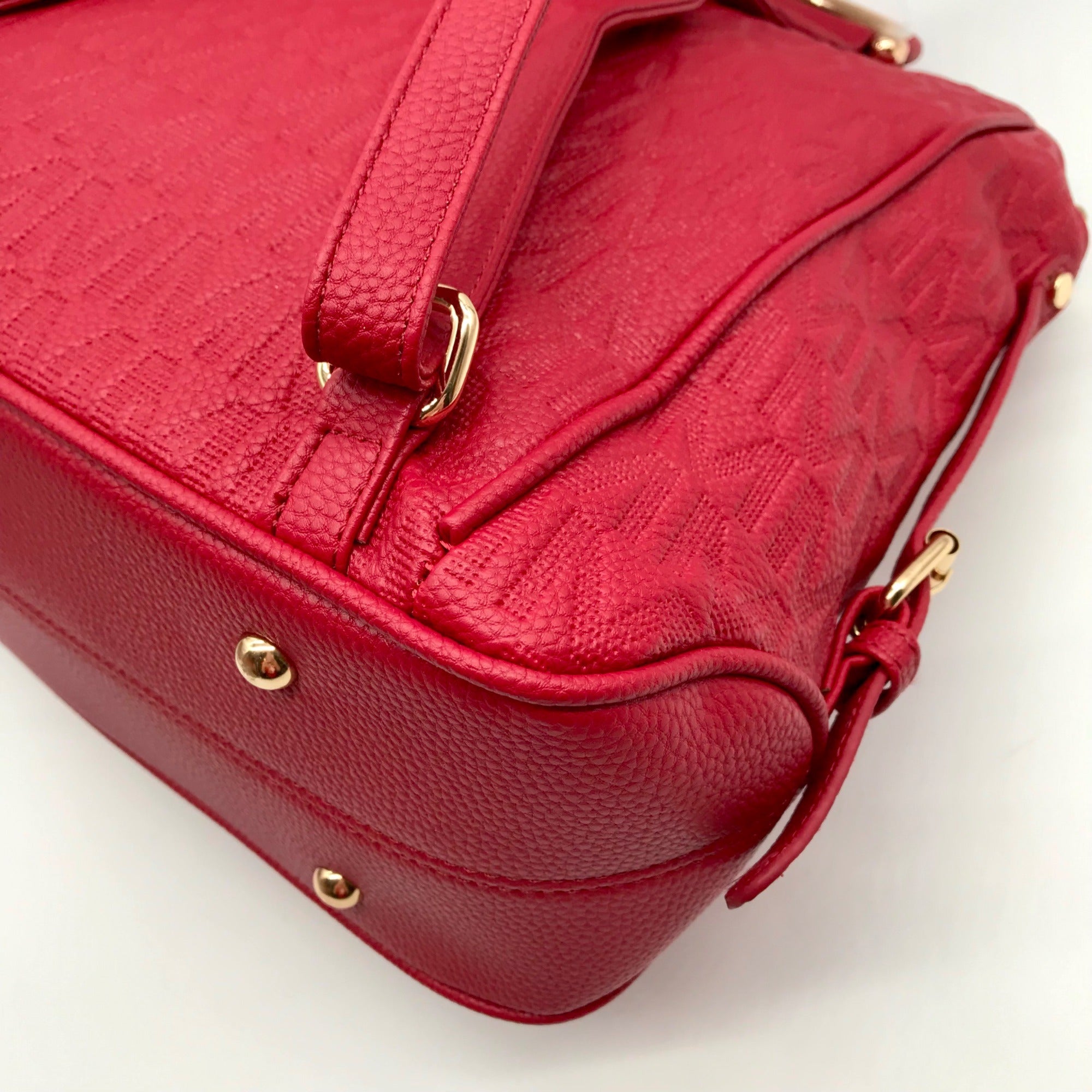 MKF Red Signature Backpack Bag