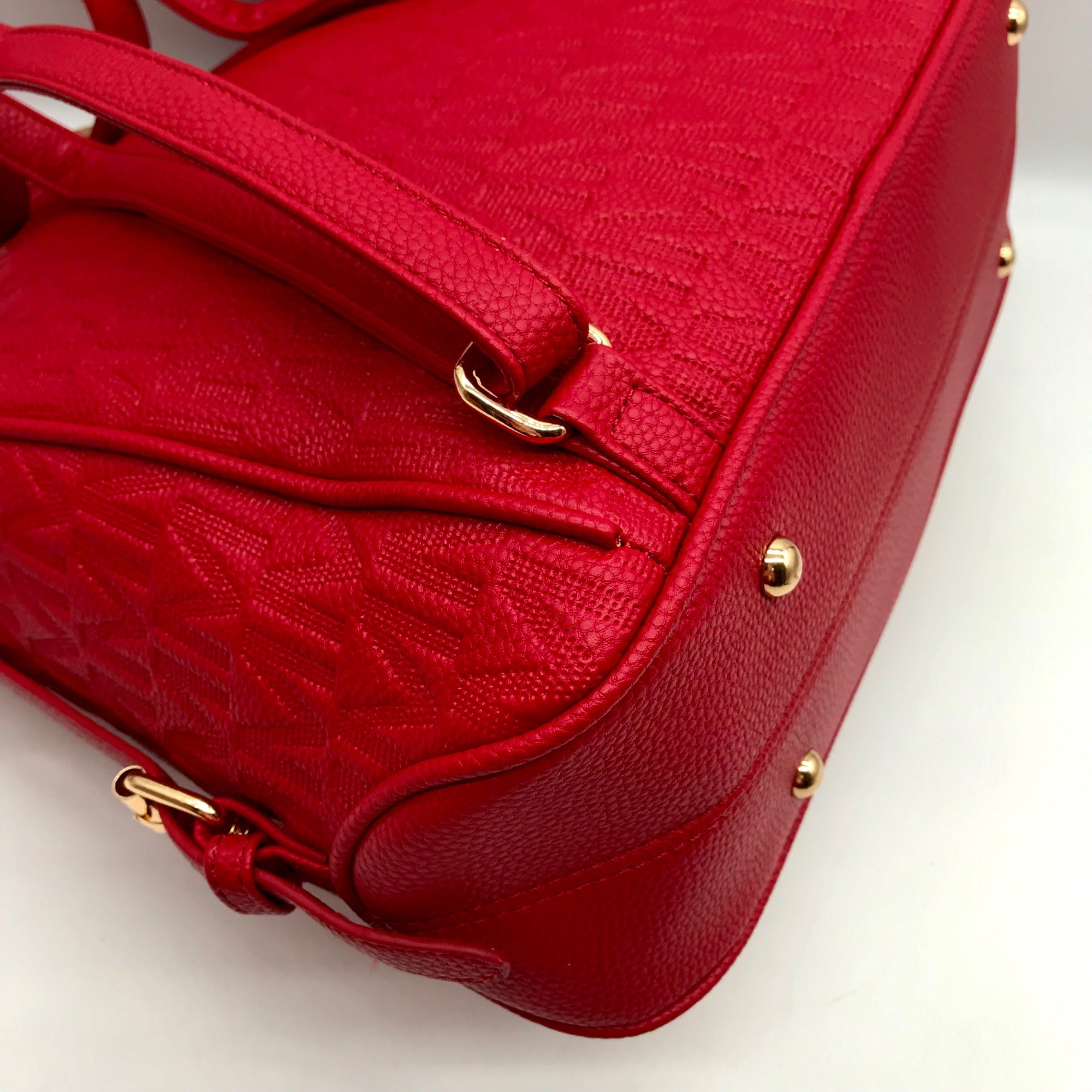 MKF Red Signature Backpack Bag