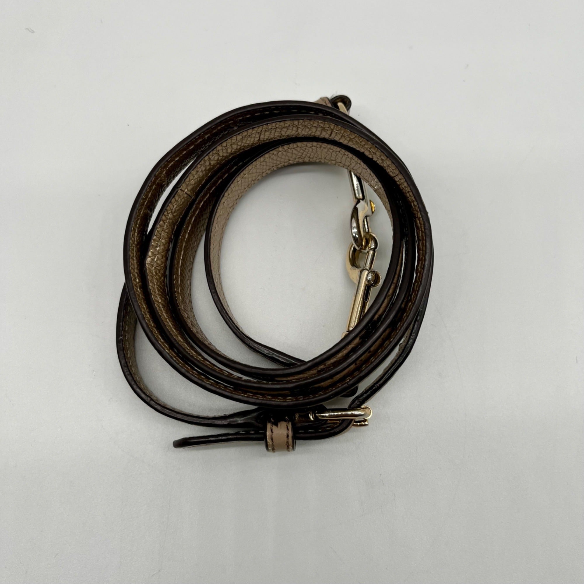 Coach Minetta Metallic Leather Shoulder Bag