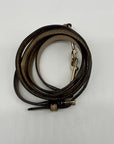 Coach Minetta Metallic Leather Shoulder Bag