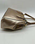 Coach Minetta Metallic Leather Shoulder Bag