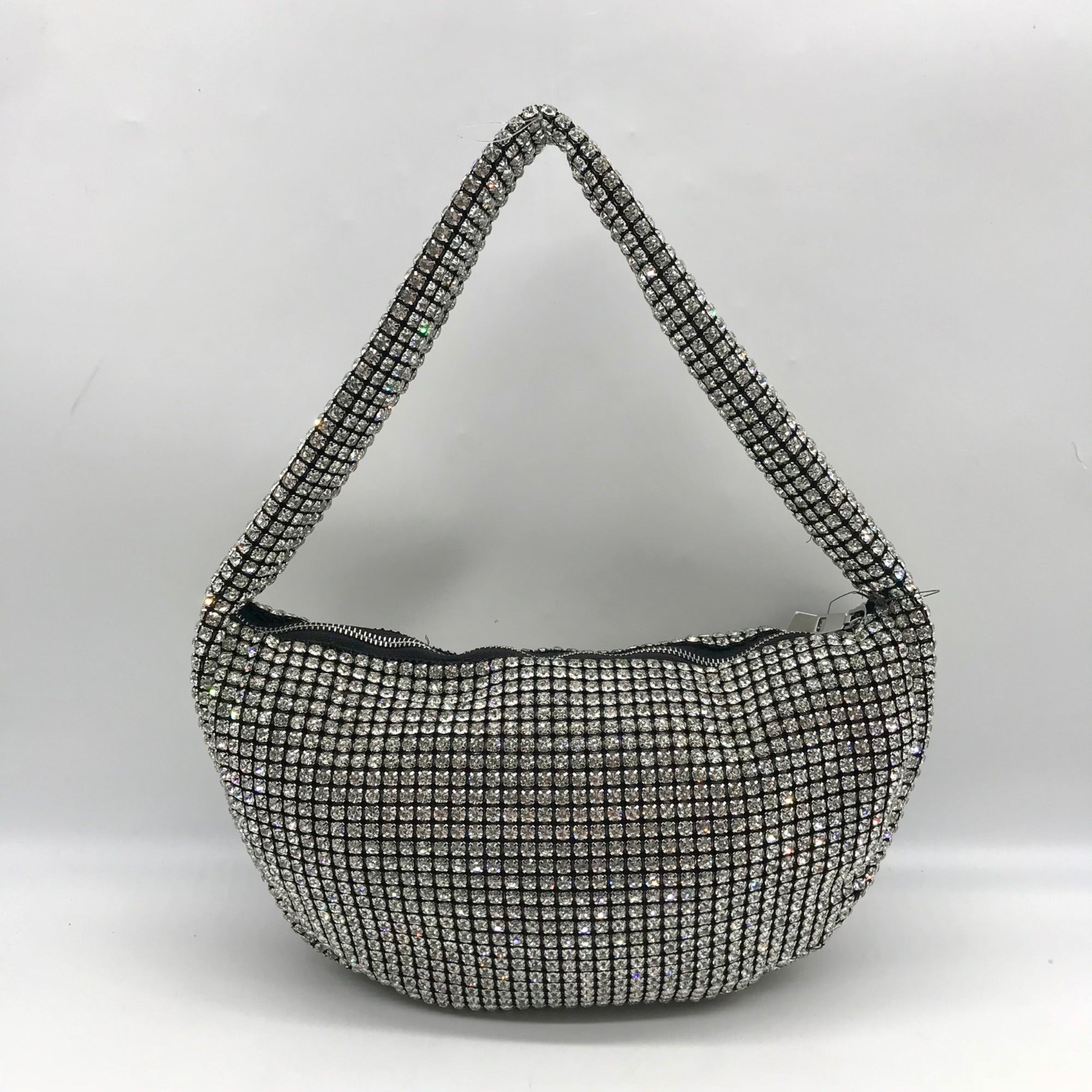 I.N.C. International Concepts Black Diamond Mesh Hobo Bag