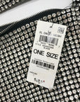 I.N.C. International Concepts Black Diamond Mesh Hobo Bag