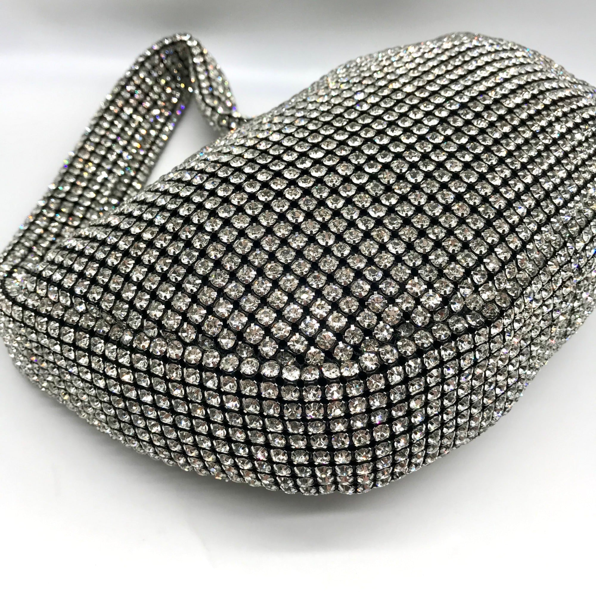 I.N.C. International Concepts Black Diamond Mesh Hobo Bag