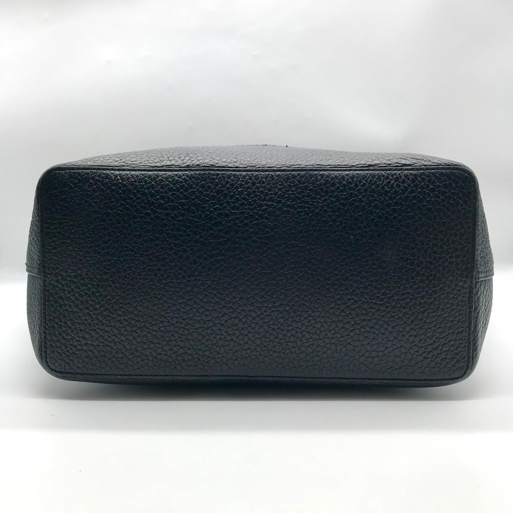 Kate Spade Black Pebbled Leather Bay Street Harmony Tote Bag