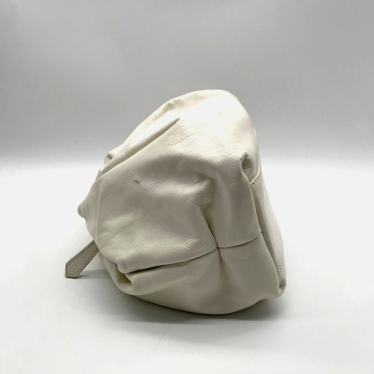 Arezzo Cream Leather Shoulder Bag