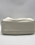 Arezzo Cream Leather Shoulder Bag