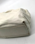 Arezzo Cream Leather Shoulder Bag