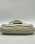 Coach Vintage Ivory Leather Flap Hobo Shoulder Bag-16931