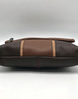 Hammitt VIP Orchestra Brown Pebbled Leather Medium Crossbody Clutch