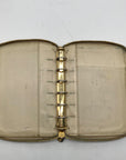 Miu Miu Cream Croc Embossed Leather Notepad Mini Cover