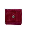 Coach Pink Leather Billfold Wallet