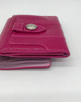 Coach Pink Leather Billfold Wallet