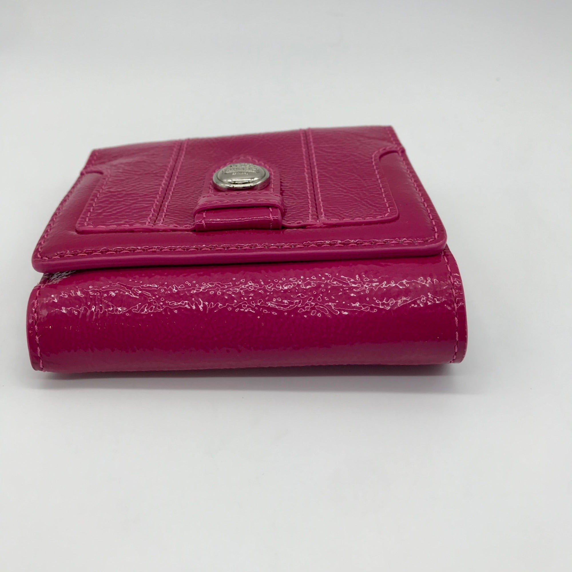 Coach Pink Leather Billfold Wallet