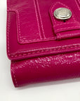 Coach Pink Leather Billfold Wallet
