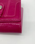 Coach Pink Leather Billfold Wallet