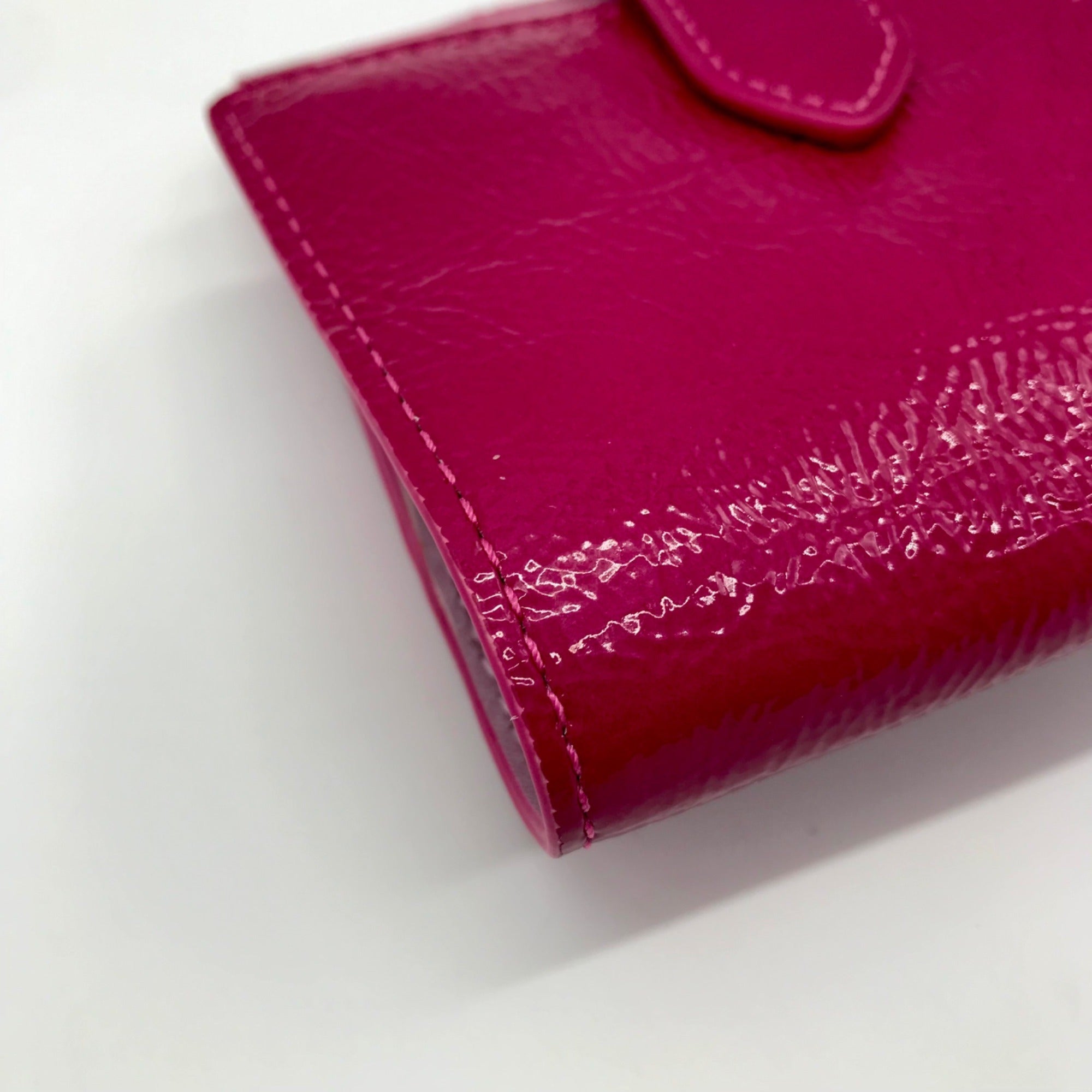 Coach Pink Leather Billfold Wallet