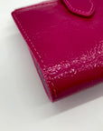 Coach Pink Leather Billfold Wallet
