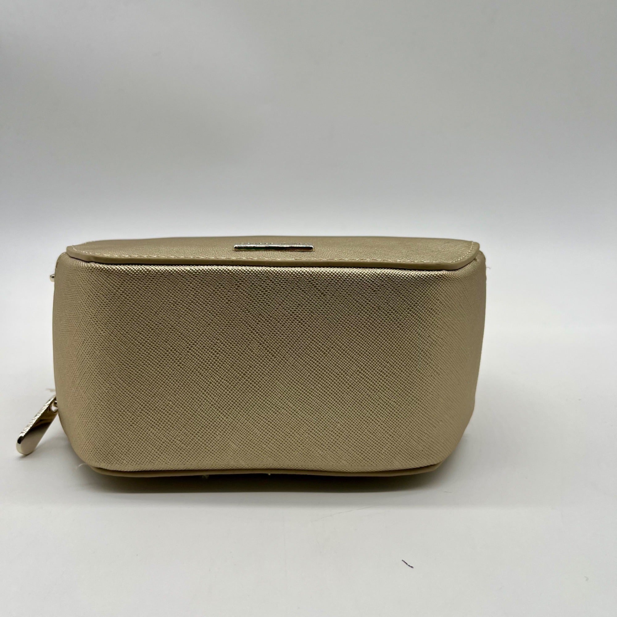 Draper James Gold Round Crossbody Bag