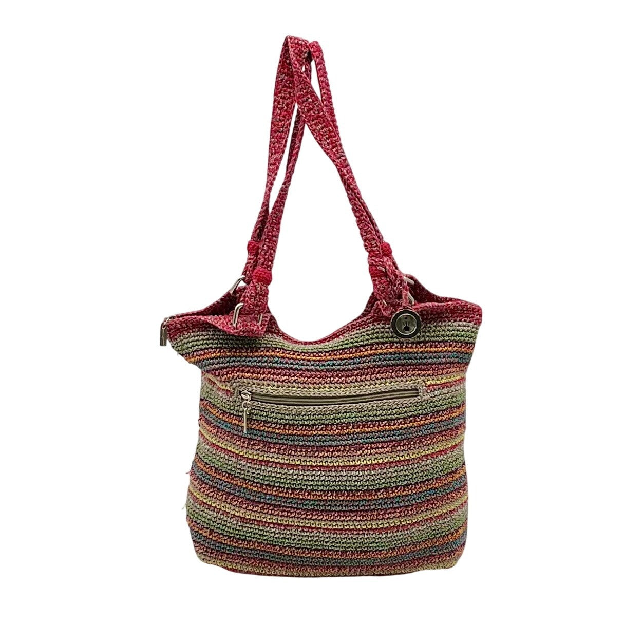The Sak Multi-Color Fabric Belle Crochet Tote Bag
