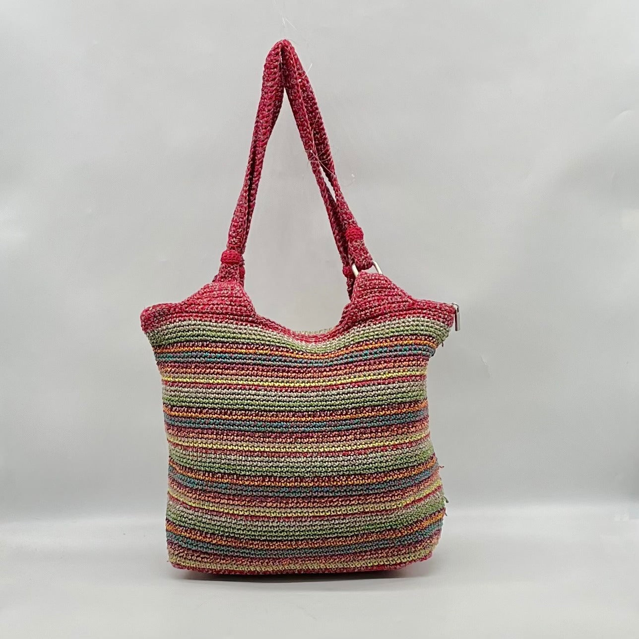 The Sak Multi-Color Fabric Belle Crochet Tote Bag