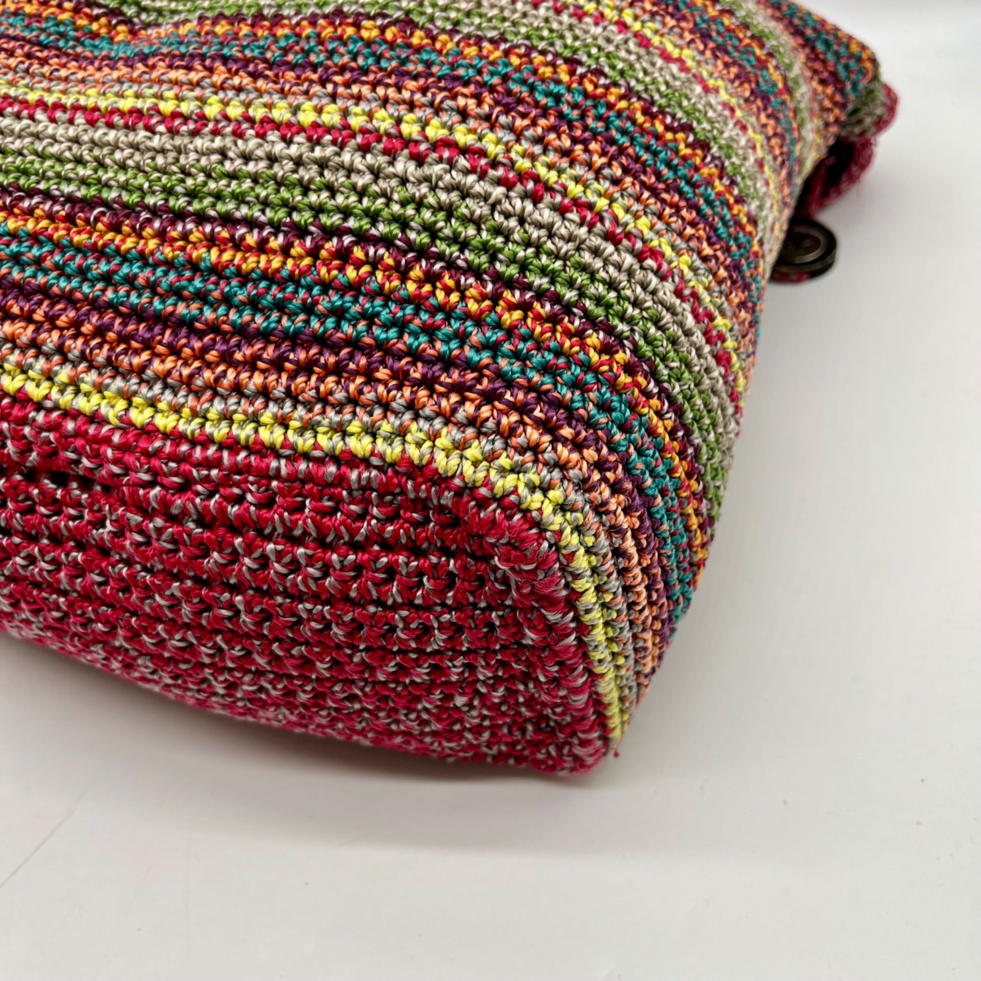 The Sak Multi-Color Fabric Belle Crochet Tote Bag
