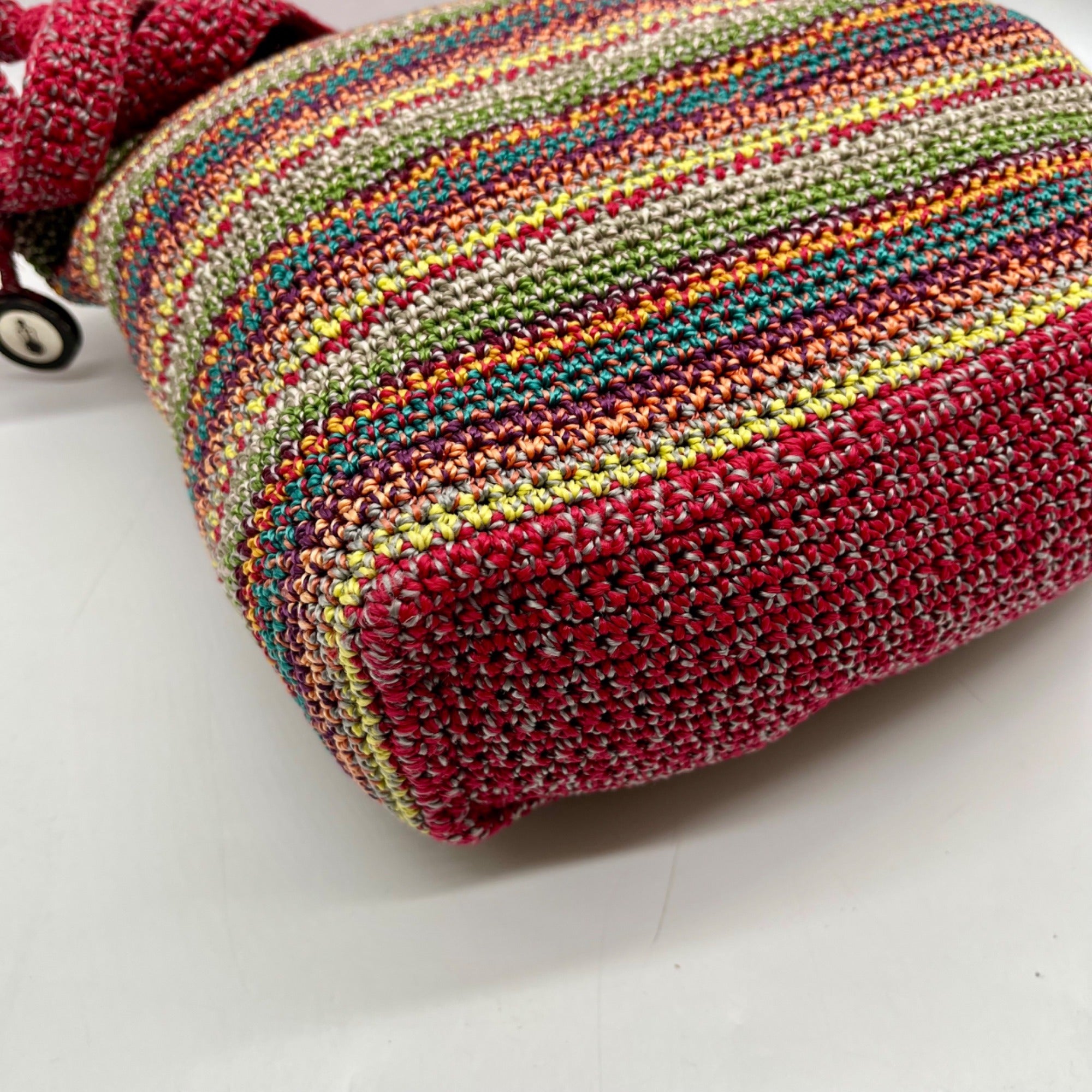 The Sak Multi-Color Fabric Belle Crochet Tote Bag