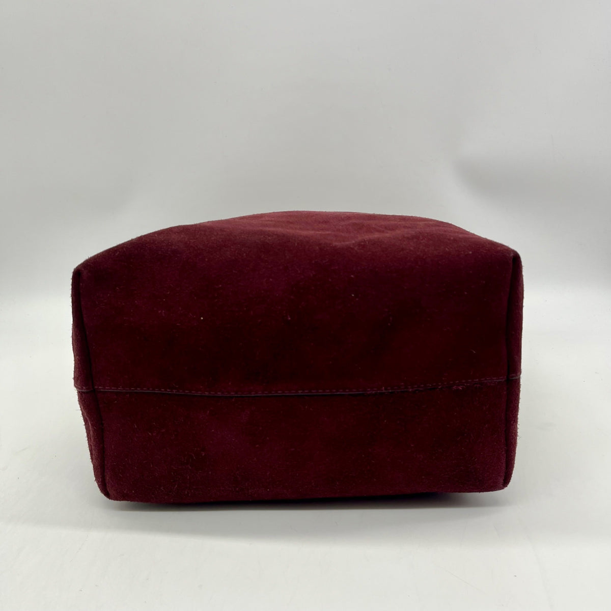 Madewell Red Belted Suede Satchel Bag