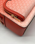 Michael Kors Red Clay Jaycee Zip Pocket Backpack Bag