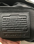 Coach Signature Canvas Black Tote Bag F15112