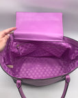 Kate Spade Purple Briel Colorblock Large Tote Bag