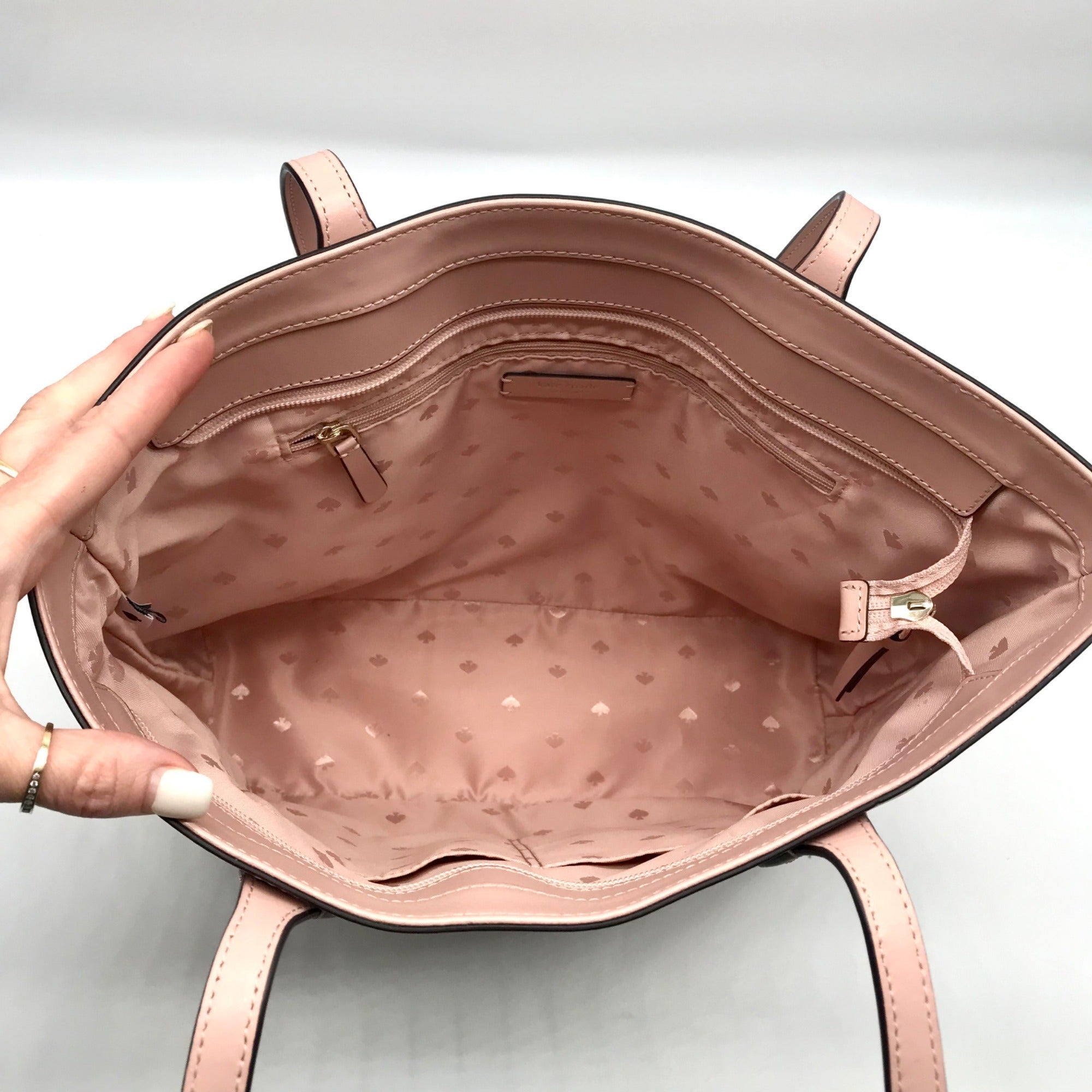 Kate Spade Light Pink Leather Medium Kerrie Tote Bag