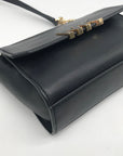 Michael Kors Black Leather Florence Crossbody Bag