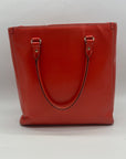 Kate Spade Red Pebbled Grain Leather Tote Bag