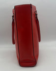 Kate Spade Red Pebbled Grain Leather Tote Bag