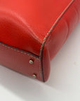 Kate Spade Red Pebbled Grain Leather Tote Bag