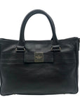 Kate Spade Black Pebbled Leather Primrose Hill Goldie Satchel Bag