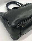 Kate Spade Black Pebbled Leather Primrose Hill Goldie Satchel Bag
