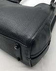 Coach Black Pebbled Leather Ella Shoulder Bag C4824