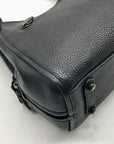 Coach Black Pebbled Leather Ella Shoulder Bag C4824