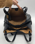 Coach Black Pebbled Leather Ella Shoulder Bag C4824