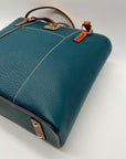 Dooney & Bourke Teal Pebble Grain Lexington Small Tote Bag