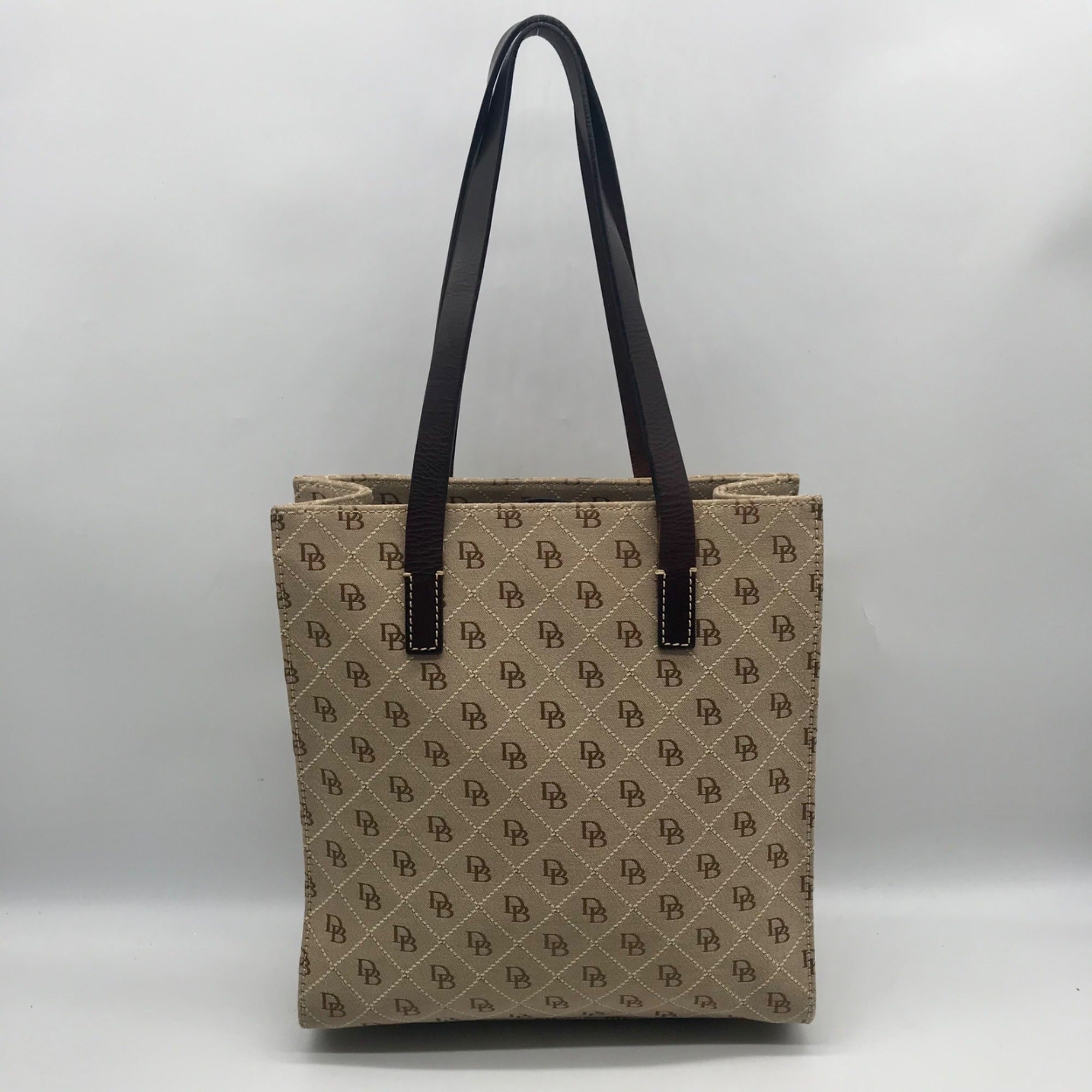 Dooney &amp; Bourke Tan East/West Signature Tote Bag