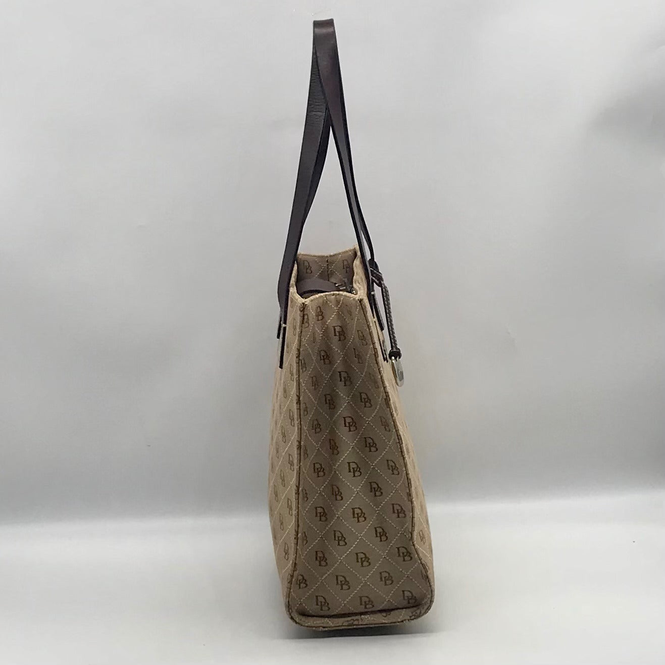 Dooney &amp; Bourke Tan East/West Signature Tote Bag