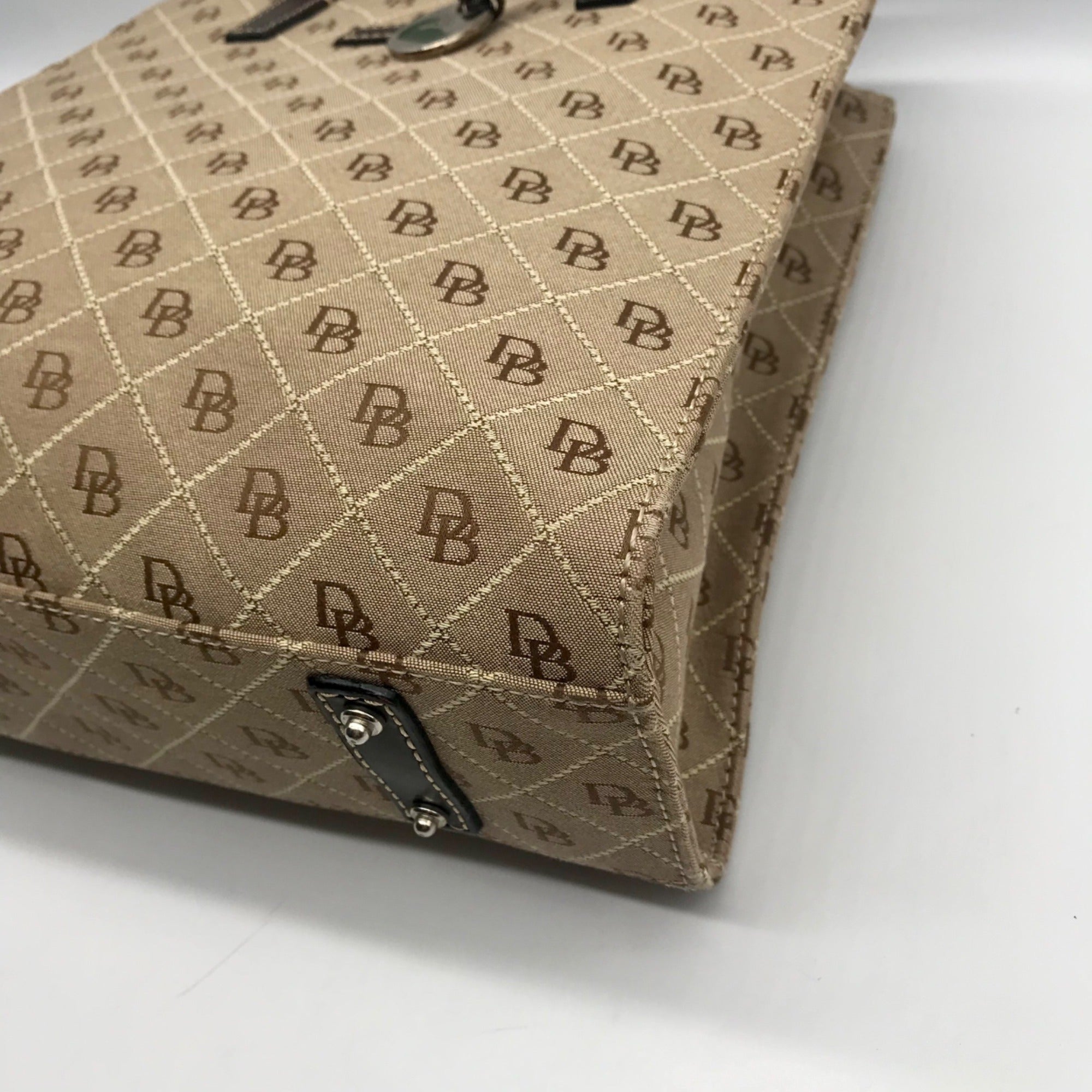 Dooney &amp; Bourke Tan East/West Signature Tote Bag