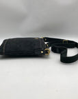Coach Black Monogram Canvas Crossbody 10250