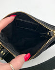 Coach Black Monogram Canvas Crossbody 10250