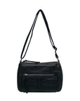 Sam Hadley Black Multi-Pocket Crossbody Bag